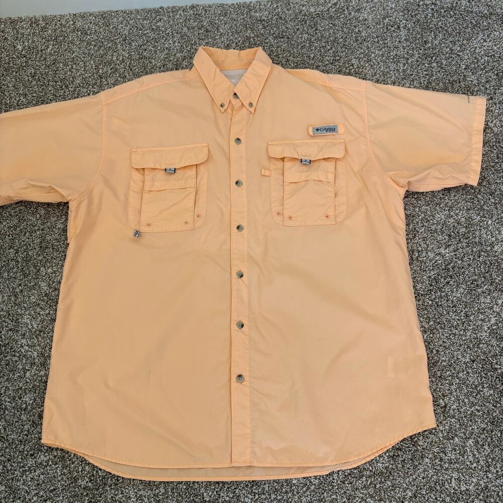 Columbia PFG Performance Fishing Gear Men's Short Sleeve Fishing Shirt Bundle Lg - Picture 8 of 16